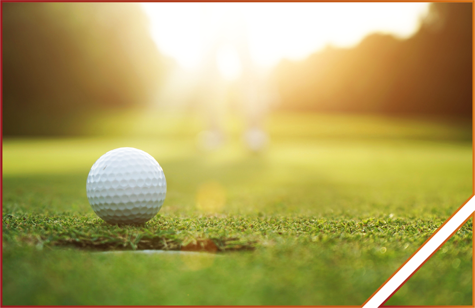 Closup shot of a golf ball